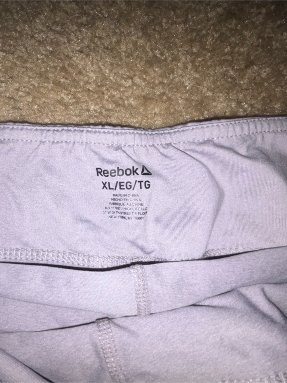 Reebok Lavender Crew Sweatshirt